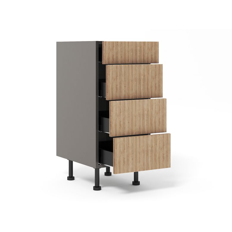 Meuble bas 4 tiroirs