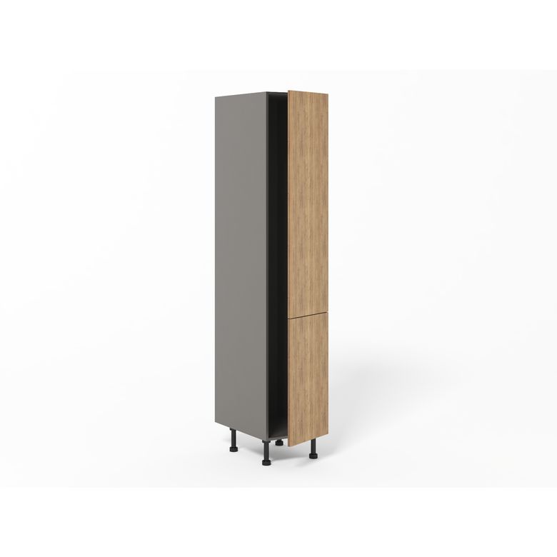 Colonne de rangement de cuisine 2 portes jumelées