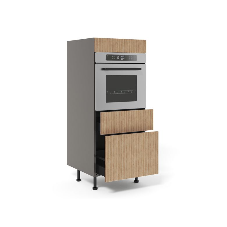 Meuble Demi-colonne four 1 casserolier+1 tiroir