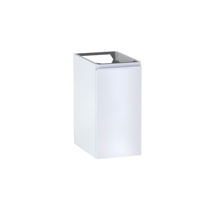 Meuble complément sous-vasque, H.60 cm, 1 porte, décor uni FORMEO