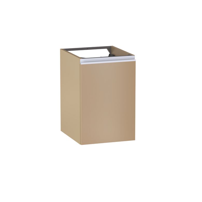 Meuble panier à linge L.40 cm, décor verni laqué FORMEO