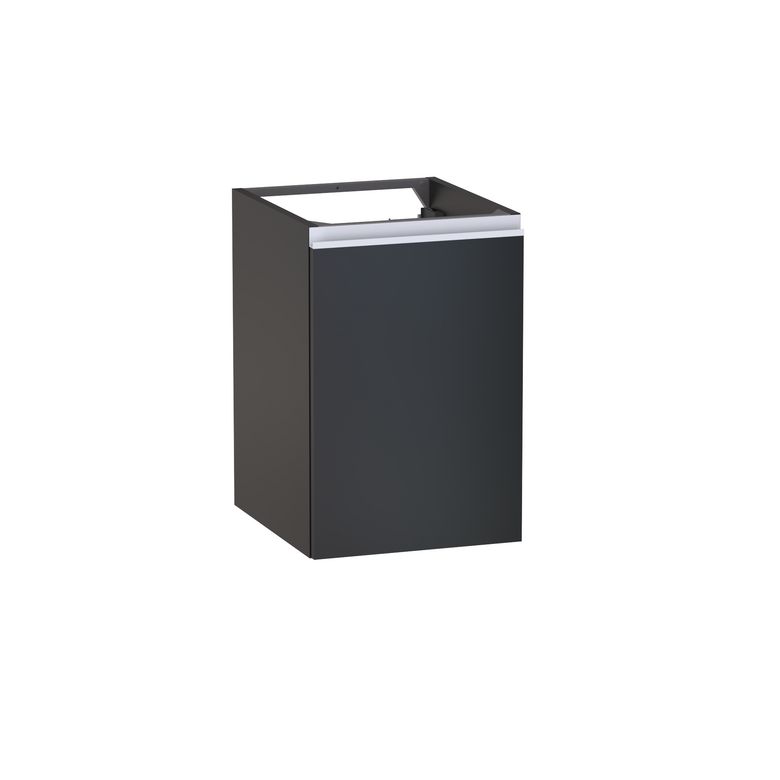 Meuble panier à linge L.40 cm, décor verni laqué FORMEO