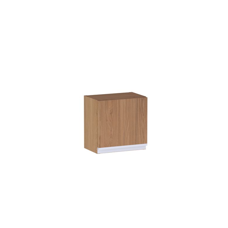Meuble haut de salle de bains H.30 cm, 1 porte, décor naturel FORMEO
