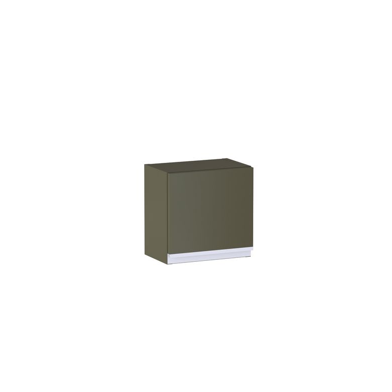 Meuble haut de salle de bains H.30 cm, 1 porte, décor uni FORMEO