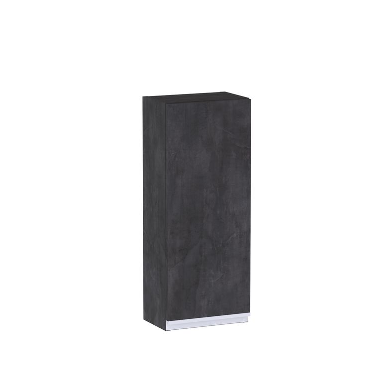 Meuble haut de salle de bains H.75 cm, 1 porte, décor naturel FORMEO