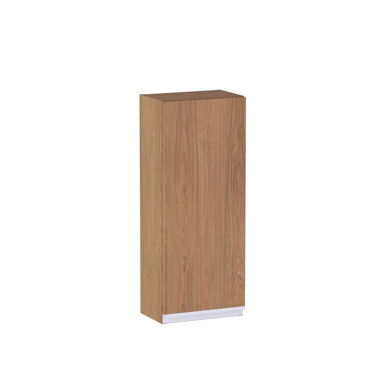 Meuble haut de salle de bains H.75 cm, 1 porte, décor naturel FORMEO