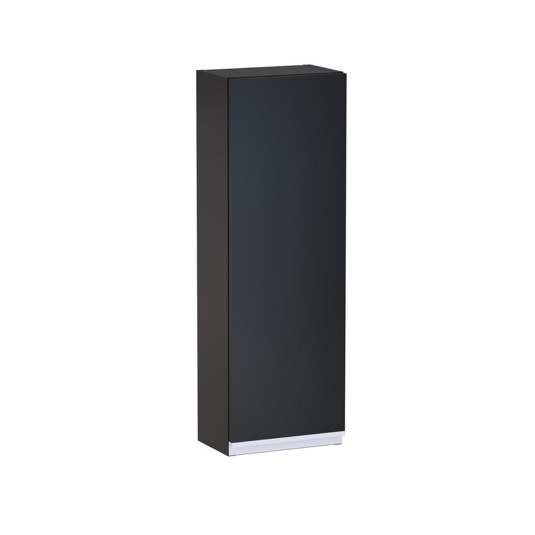 Meuble haut de salle de bains H.90 cm, 1 porte, décor verni laqué FORMEO