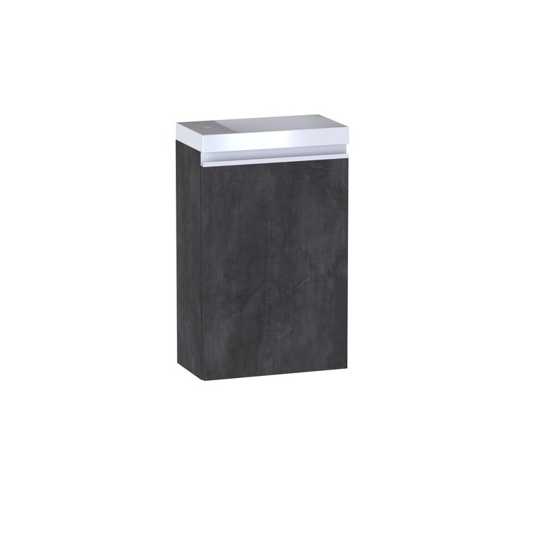 Lave main 1 porte Formeo ardoise anthracite P/bla H60xL40xP22 G Main Image