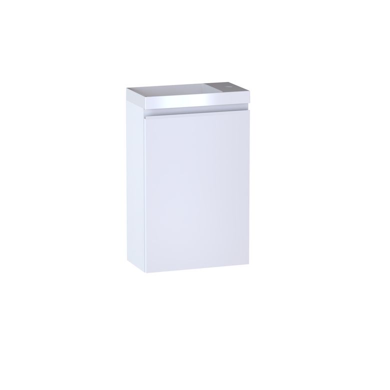 Meuble lave-mains L.40 cm, décor verni laqué FORMEO