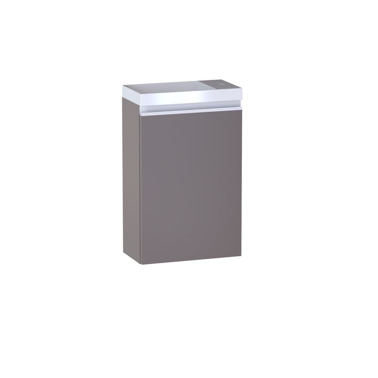 Lave main 1 porte Formeo tabac mat P/bla H60xL40xP22 D Main Image