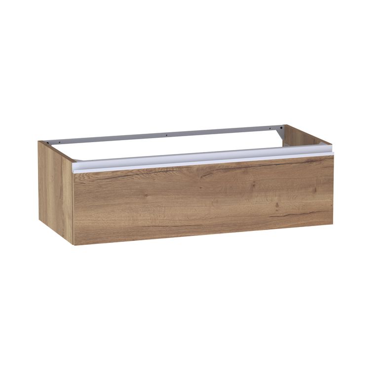 Meuble sous-vasque L.100 cm, 1 tiroir, décor naturel FORMEO