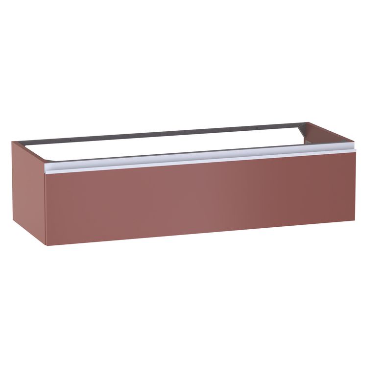 Meuble sous-vasque L.120 cm, 1 tiroir, décor uni FORMEO