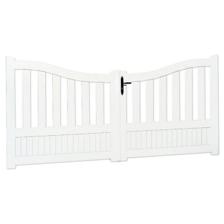 Portail battant PVC BREHAT incurvé 145 x l.250 Main Image