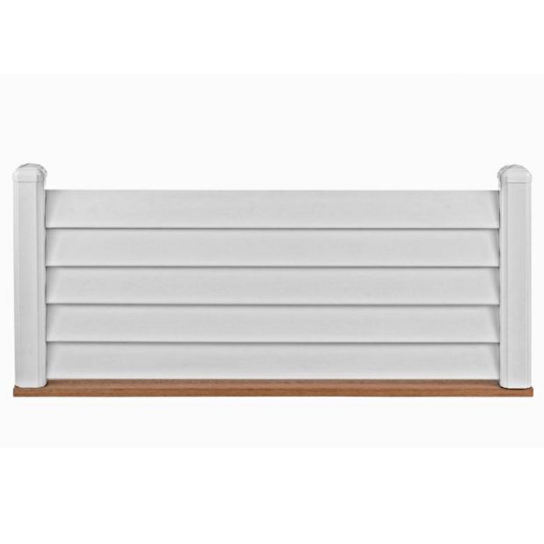 Platine de fixation pour poteau PVC STYLE Main Image