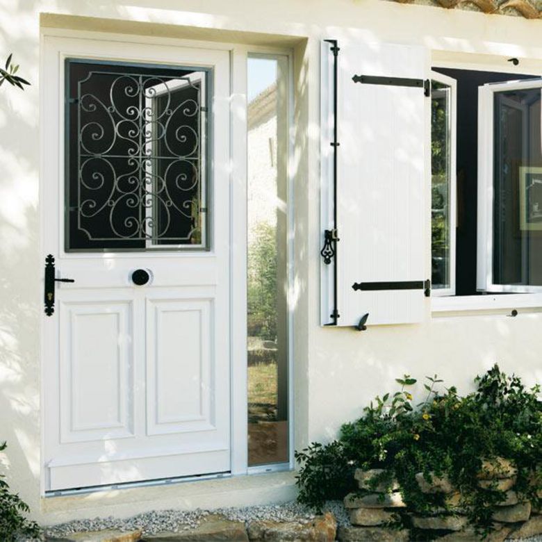 Porte d'entrée MANSART PVC 215 x 90 cm