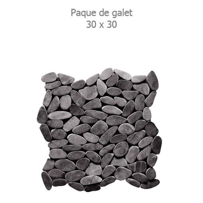 Décor CONCEPT galets 30 x 30 cm