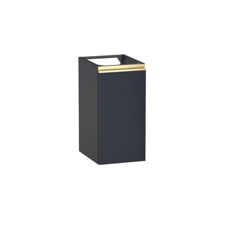 Meuble complément sous-vasque gain de place H.60 cm, 1 porte, décor uni FORMEO