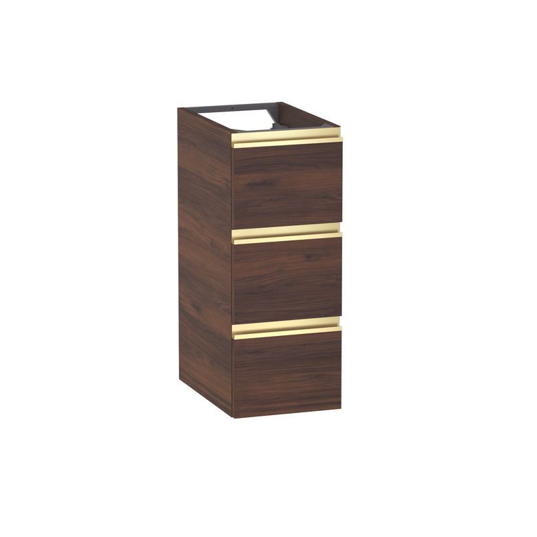 Meuble complément sous-vasque, 3 tiroirs, décor naturel FORMEO
