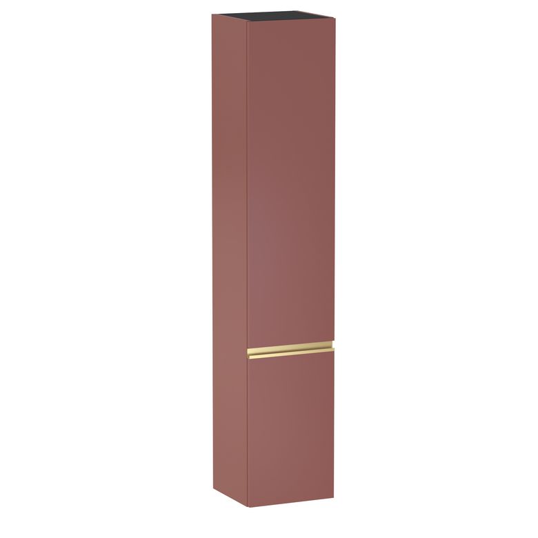 Colonne de salle de bains L.35 cm, 2 portes, décor uni FORMEO