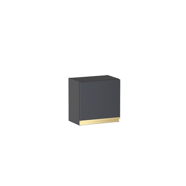 Meuble haut de salle de bains H.30 cm, 1 porte, décor uni FORMEO