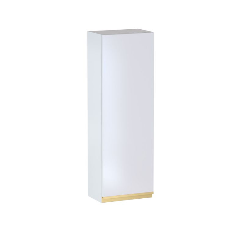 Meuble haut de salle de bains H.90 cm, 1 porte, décor uni FORMEO