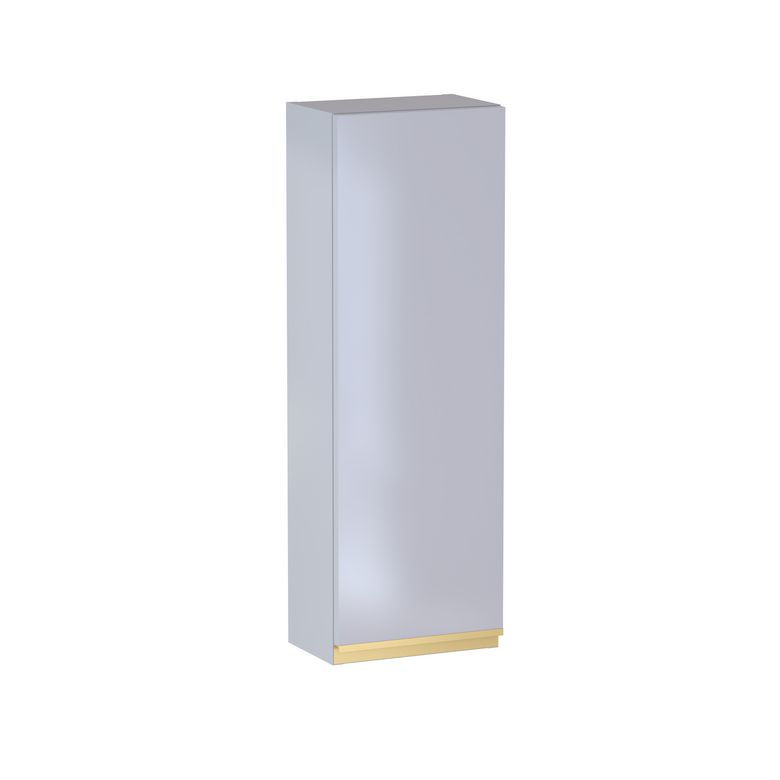 Meuble haut de salle de bains H.90 cm, 1 porte, décor verni laqué FORMEO