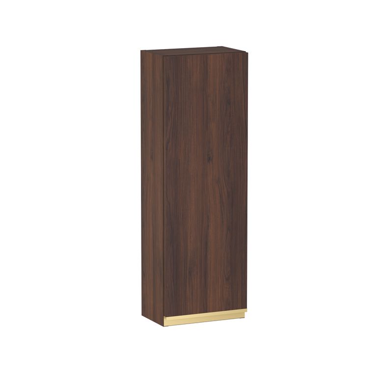 Meuble haut de salle de bains H.90 cm, 1 porte, décor naturel FORMEO