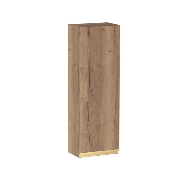 Meuble haut de salle de bains H.90 cm, 1 porte, décor naturel FORMEO