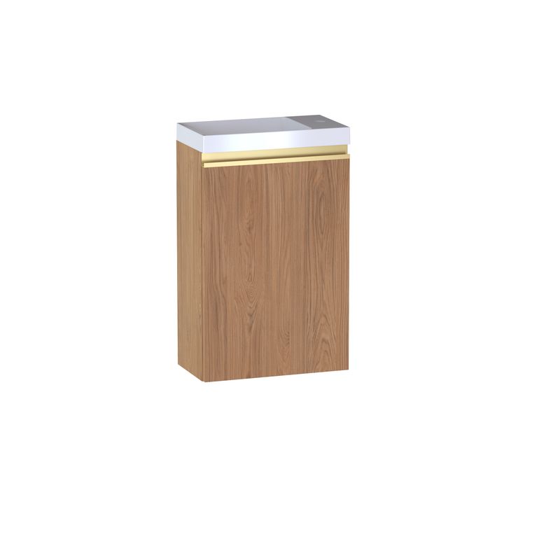 Lave main 1 porte Formeo chene casella naturel P/dor H60xL40xP22 D Main Image