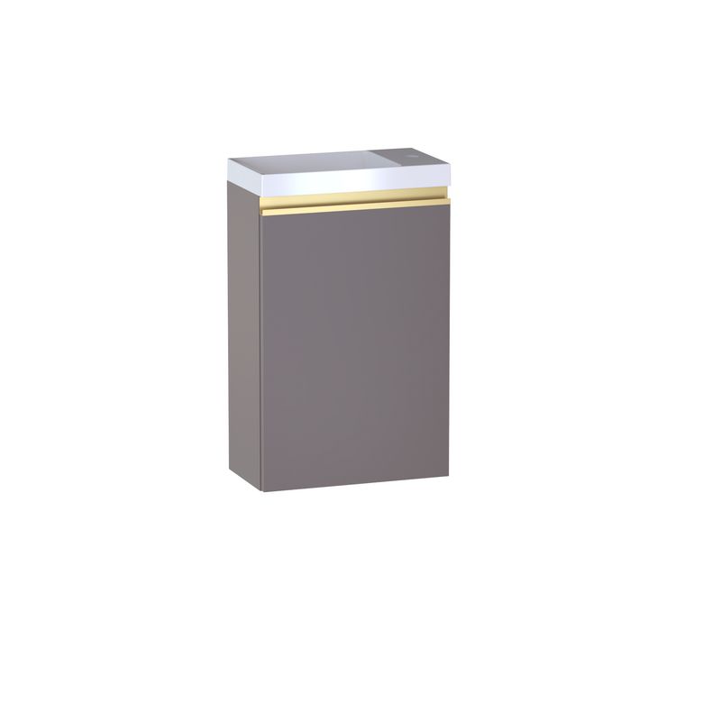 Meuble lave-mains L.40 cm, décor verni laqué FORMEO