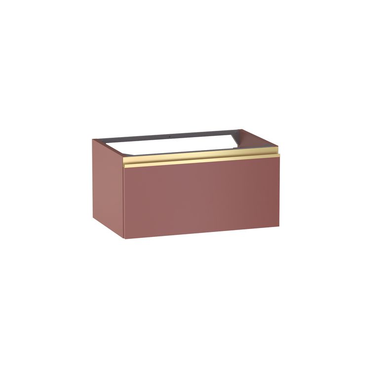 Sous vasque 1 tiroir gain de place Formeo terra P/dor H30xL60xP38.5 Main Image