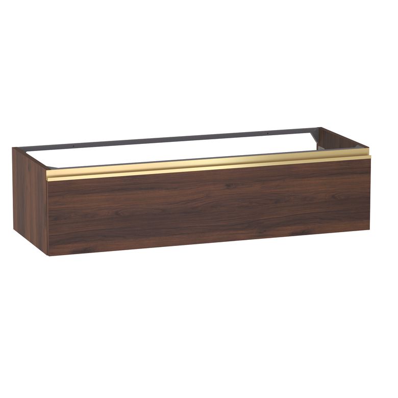 Meuble sous-vasque L.120 cm, 1 tiroir, décor naturel FORMEO