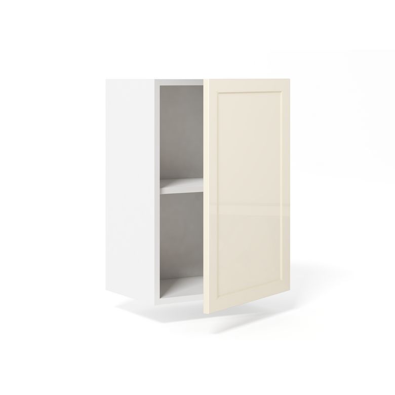 Porte D'unité Cuisine Wickes Sofia Cachemire Brillant 445x730 Mm - Sans Poignée Neuve