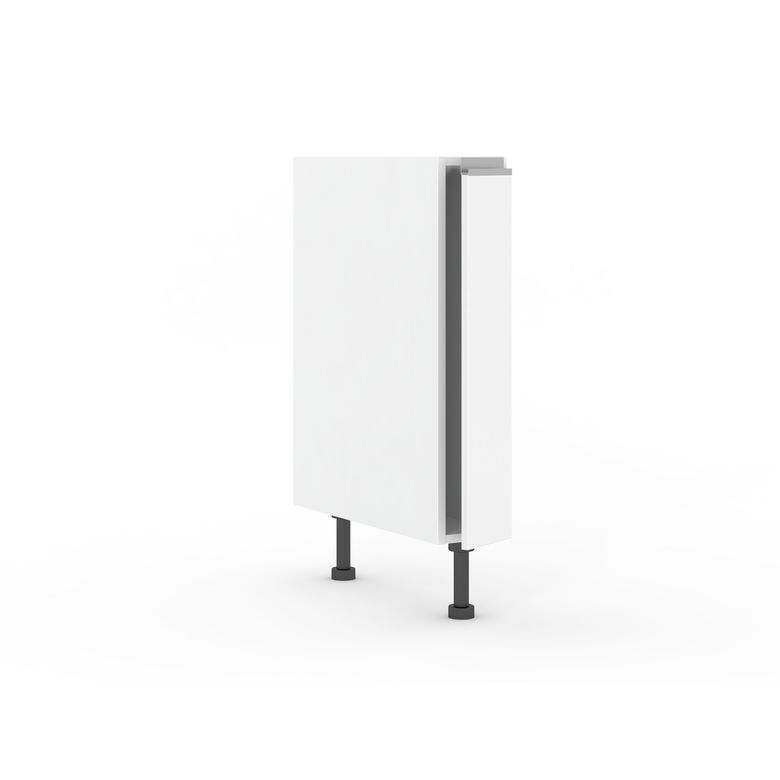 Meuble bas de rangement 1 porte largeur 15 cm