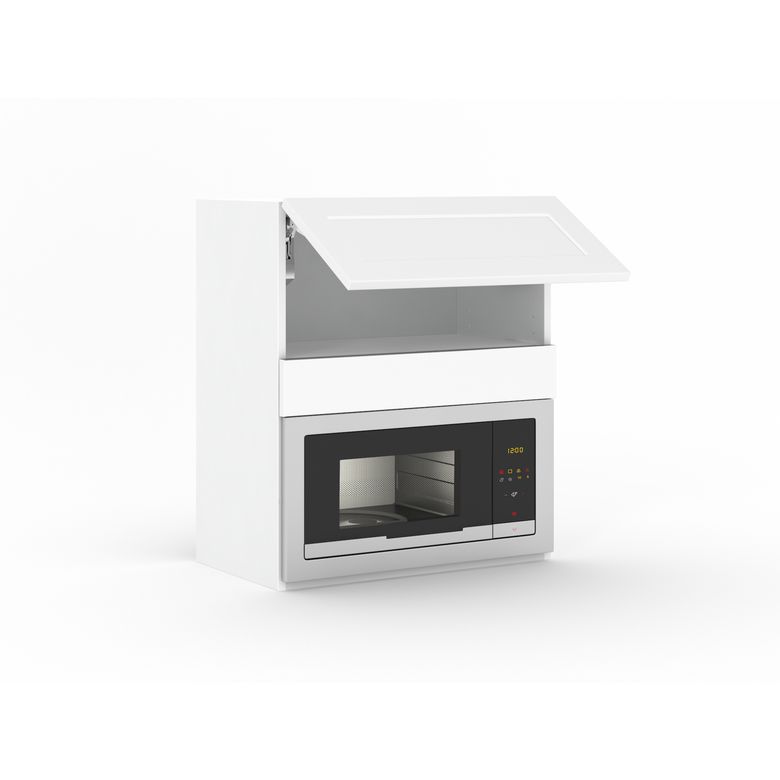 Meuble haut de cuisine pour micro-ondes, 1 abattant