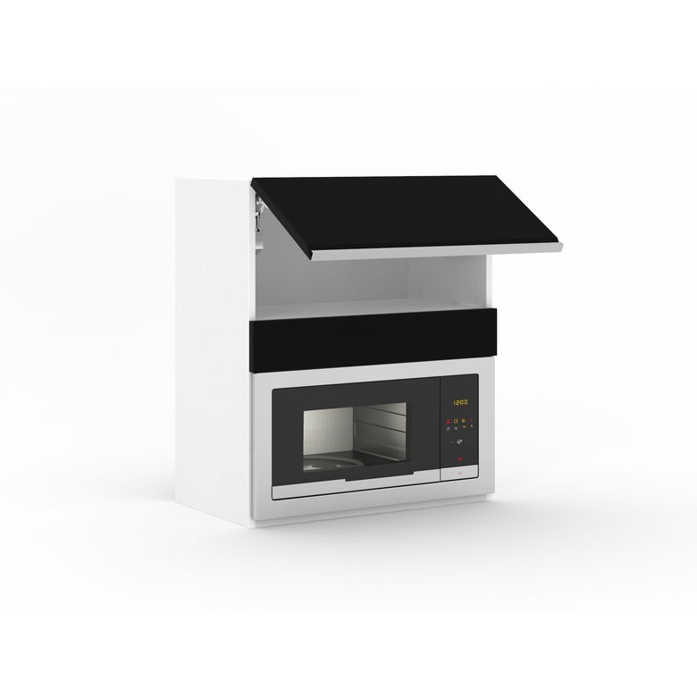 Meuble haut de cuisine pour micro-ondes, 1 abattant