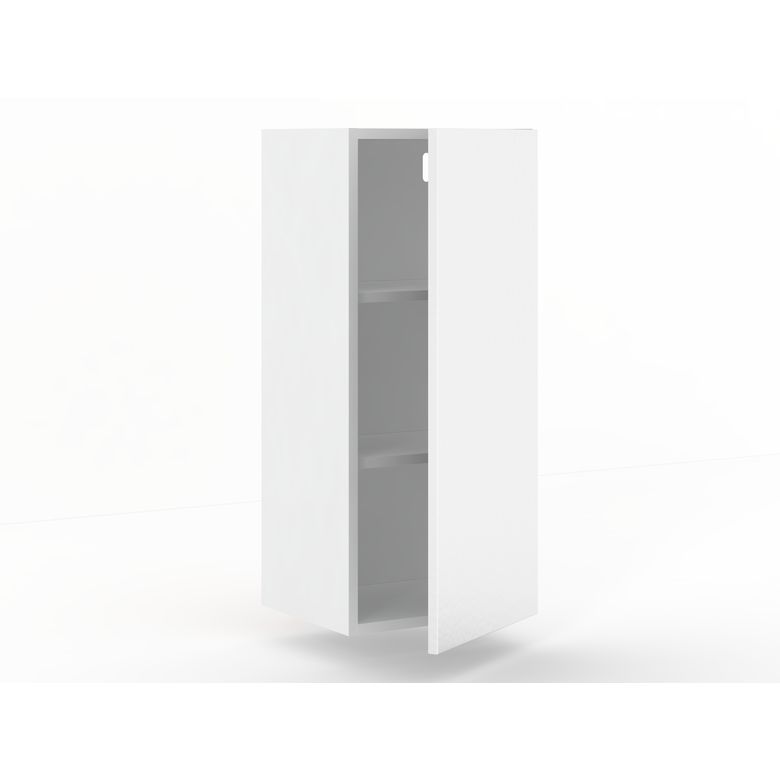 Meuble haut de rangement H.91 cm - 1 porte, 2 tablettes