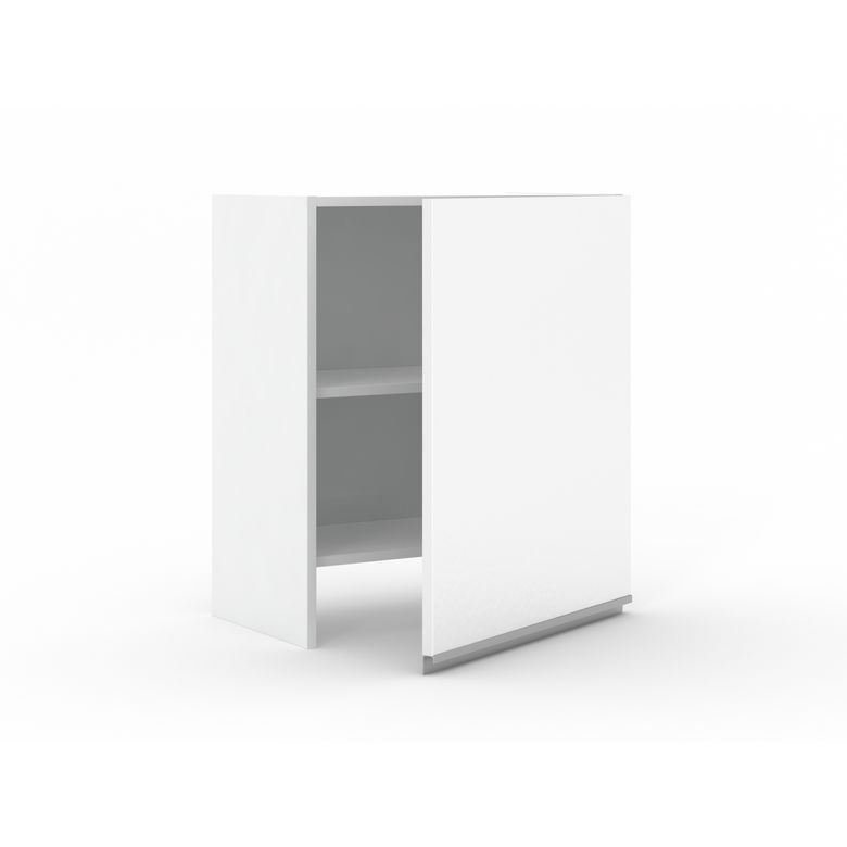 Meuble haut pour hotte tiroir 1 porte, 1 tablette