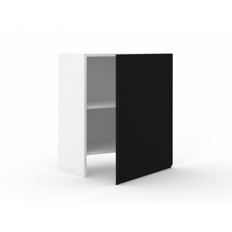 Meuble haut pour hotte tiroir 1 porte, 1 tablette