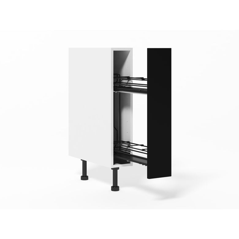 Meuble bas avec huche à pain, 1 porte extractible
