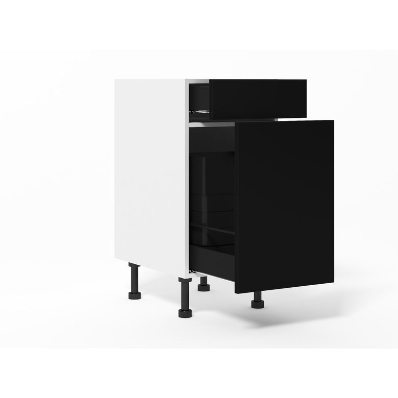 Meuble bas espace saveur 1 porte extractible