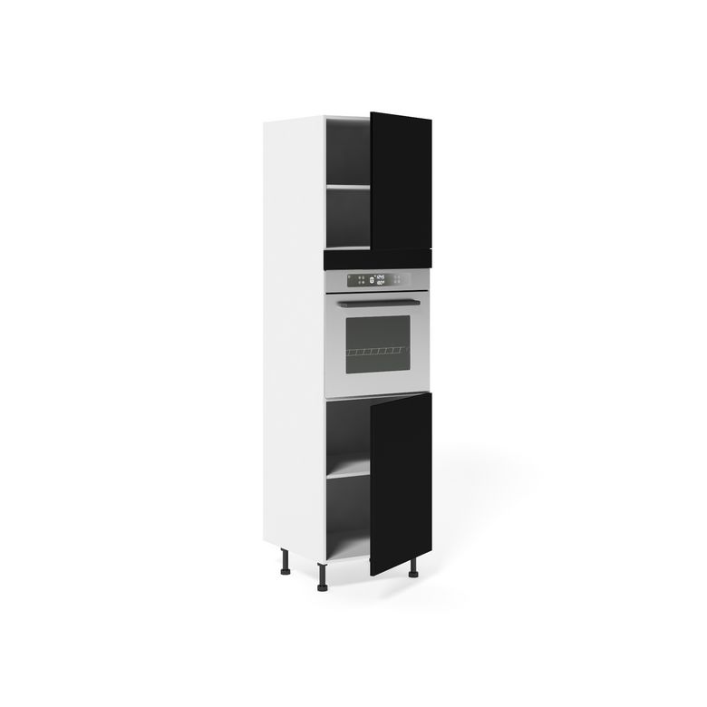 Meuble Colonne Niche H45 cm 2 casseroliers+1 tiroir+1porte