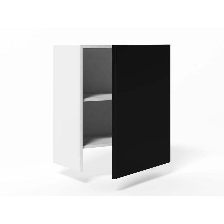 Meuble haut pour hotte tiroir 1 porte, 1 tablette