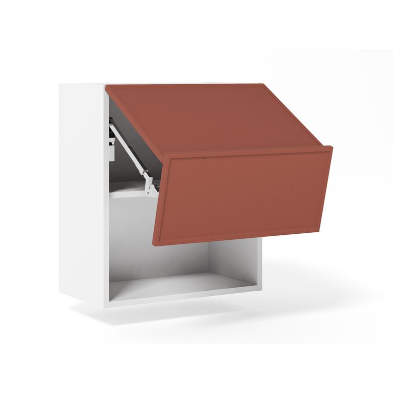 Meuble haut de cuisine 2 portes pliantes, 1 tablette
