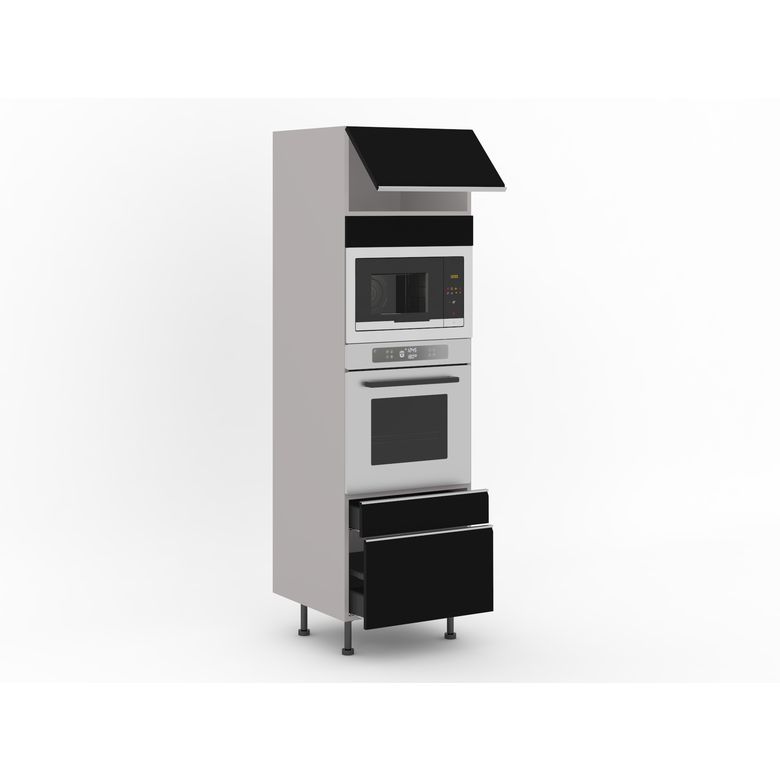 Colonne four/mo Velours noir mat H225xL60xP63 Main Image