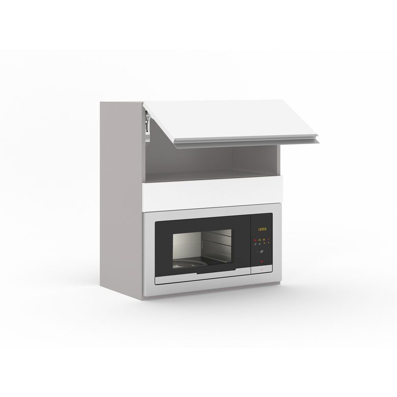 Meuble haut de cuisine pour micro-ondes, 1 abattant