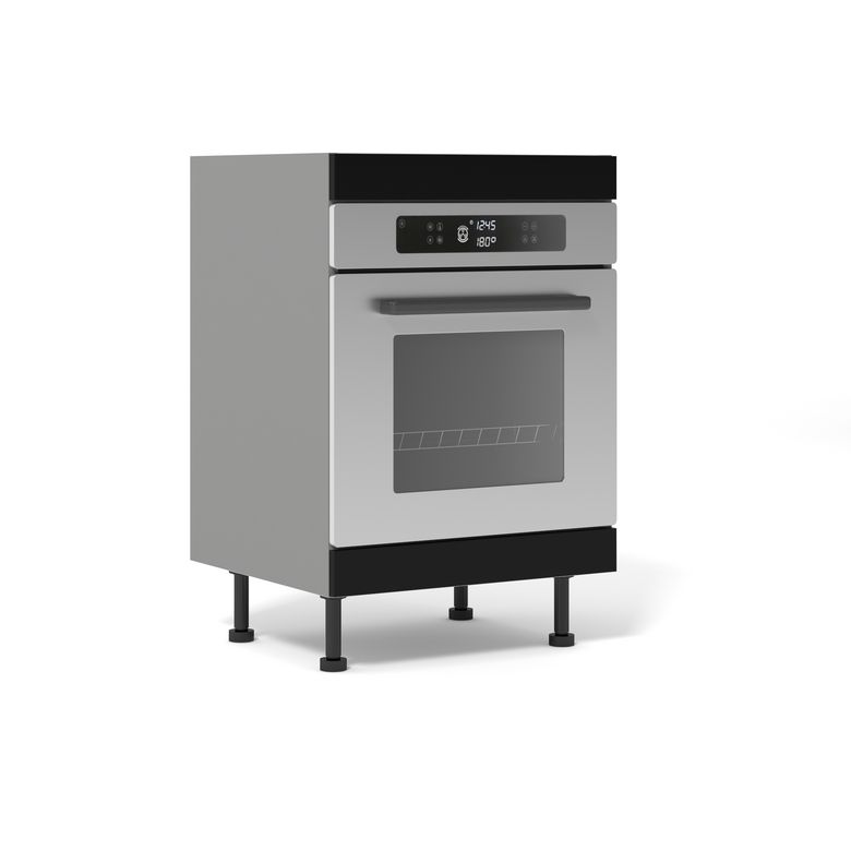 Meuble bas four 2 bandeaux