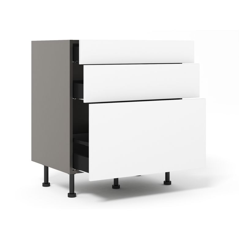 Meuble bas 1 casserolier + 2 tiroirs