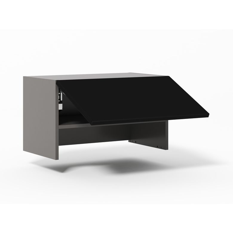 Meuble haut de cuisine pour hotte tiroir, 1 abattant