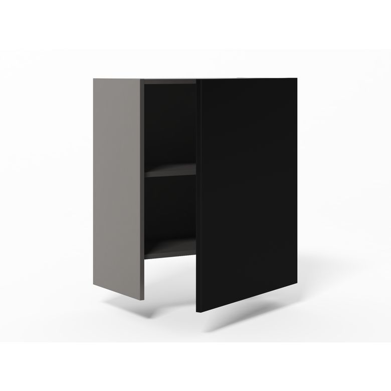 Meuble haut pour hotte tiroir 1 porte, 1 tablette